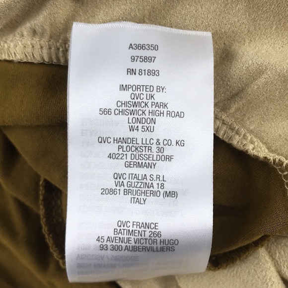 LOGO by Lori Goldstein Rayon 230 Top Faux Suede XS - Picture 7 of 7